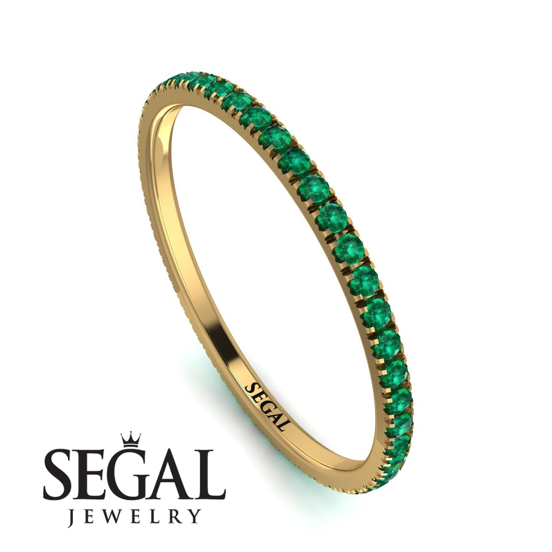 Complete Emerald Eternity Band - Naomi No. 4